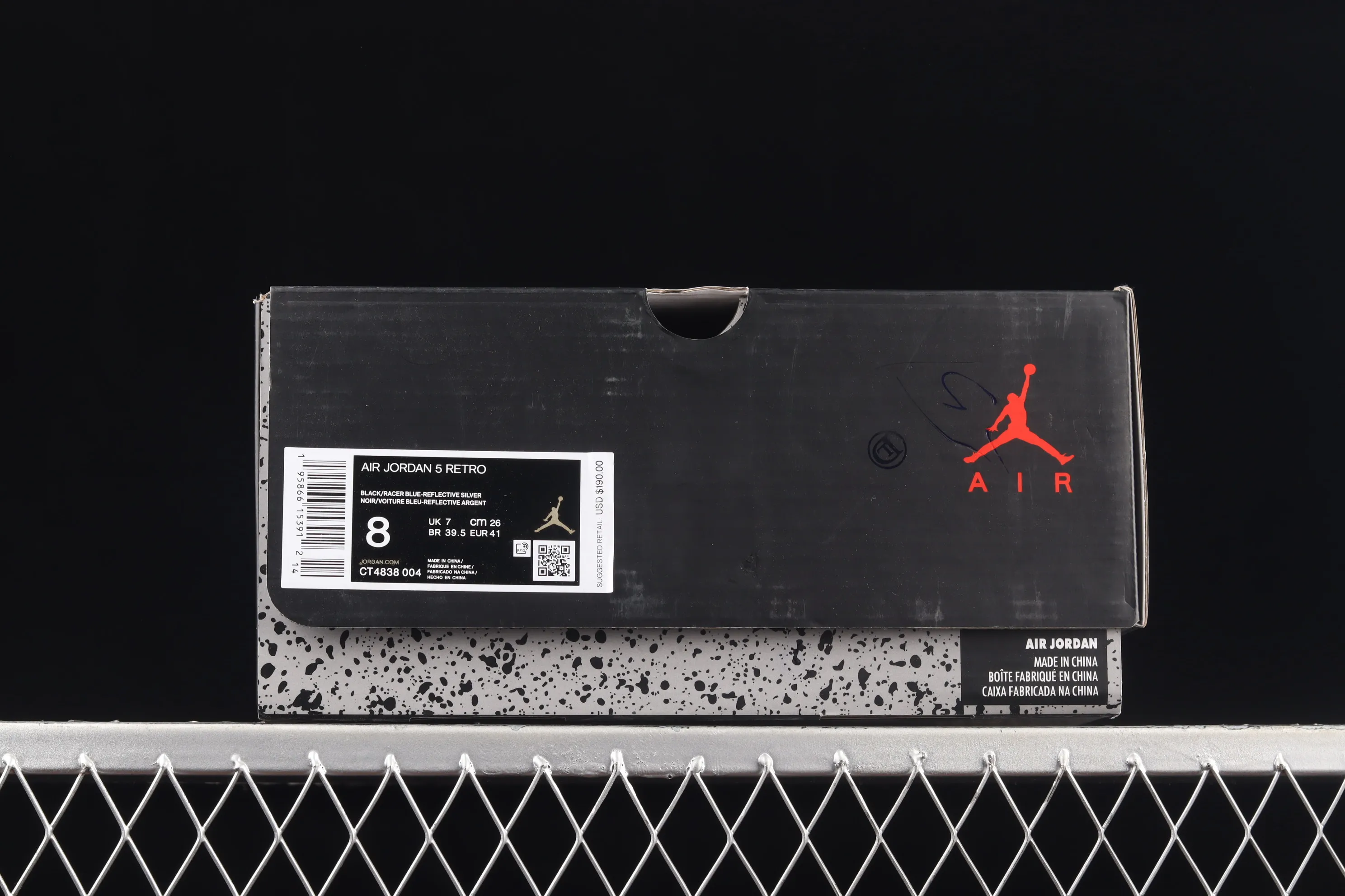 All categories Air Jordan Jordan series basketball shoes Air Jordan 5 Air Jordan 5 "Racer Blue" AJ5 Joe 5 racing black and blue CT4838-004